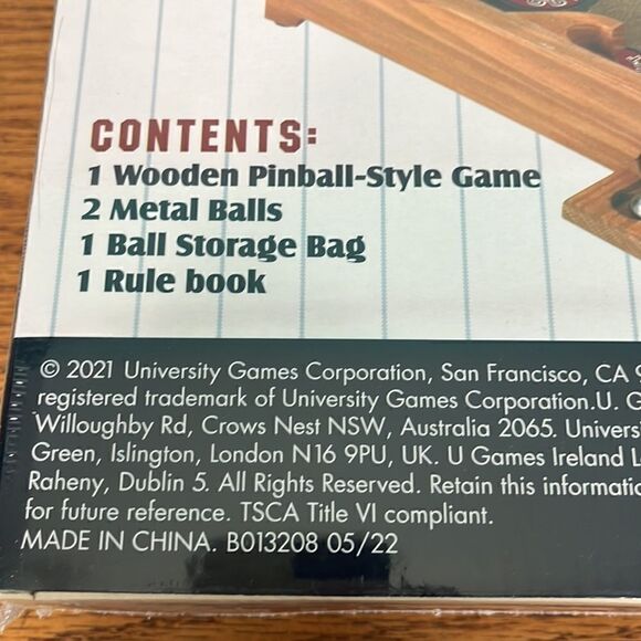 New Classic Old Time Baseball in a pinball game New in Sealed Package - Picture 2 of 3